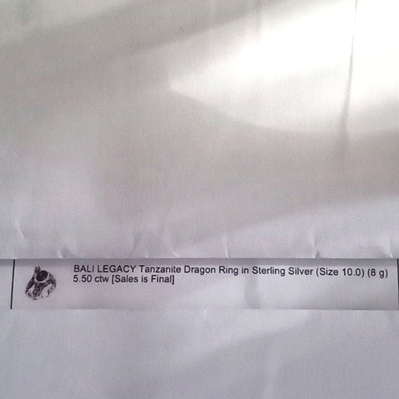 BALI LEGACY TANZANITE DRAGON RING - Picture 14 of 14